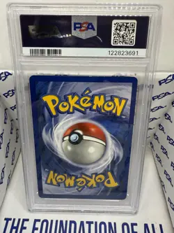 PSA 6 NINETALES Base Set 1st Edition Shadowless Holo 12/102 Pokemon Card TCG - Image 2