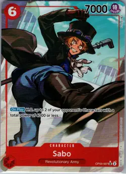 Sabo (Alternate Art) OP05-007 English Awakening of the New Era - One Piece - NM - Image 1