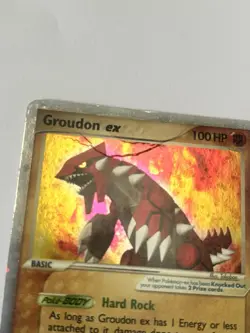 Groudon EX Ultra Rare EX Crystal Guardians DMG Pokemon Card - Image 3