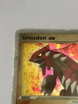 Groudon EX Ultra Rare EX Crystal Guardians DMG Pokemon Card - Image 5
