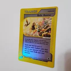 Pokemon TCG Skyridge Relic Hunter Trainer- Reverse Holo Near Mint Card - Image 1