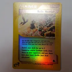 Pokemon TCG Skyridge Relic Hunter Trainer- Reverse Holo Near Mint Card - Image 5