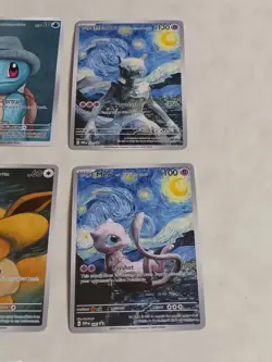 6 Pokemon x Van Gogh Black Star Promo ACG Art Card - READ DESCRIPTION - Image 3