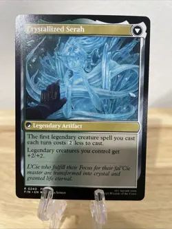 MTG Serah Farron / Crystallized Serah #0240 Regular Final Fantasy Rare NM/M - Image 2