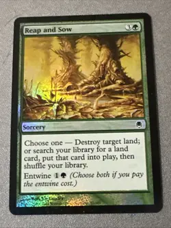 Reap And Sow Foil X1 Darksteel NM Condition See Pics Front Back - Image 1