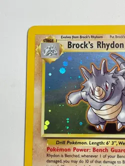 Brock’s Rhydon 2/132 - Pokemon TCG - Gym Heroes WOTC Vintage - Holo - Image 2