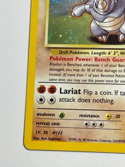 Brock’s Rhydon 2/132 - Pokemon TCG - Gym Heroes WOTC Vintage - Holo - Image 4