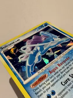 Suicune - 19/132 - Pokemon Secret Wonders Cracked Ice Holo - Pokemon - HP - Image 3