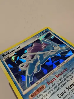 Suicune - 19/132 - Pokemon Secret Wonders Cracked Ice Holo - Pokemon - HP - Image 4