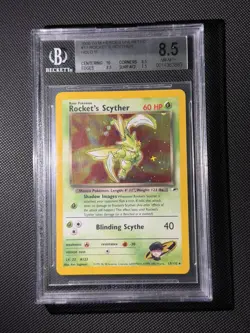 ROCKET'S SCYTHER Gym Heroes Holo Rare #13 Vintage WoTC Pokemon - Image 1