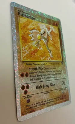Pokemon Hitmonlee 13/110 Legendary Collection Reverse Holo Rare WOTC MP - Image 3