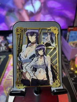 Goddess Story Metal Card Serialized Anime Waifu Saeko - Image 1