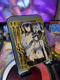 Goddess Story Metal Card Serialized Anime Waifu Saeko - Image 2