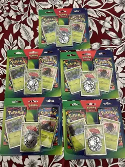 Pokemon TCG Blister Oddish Vileplume Gloom Promo 2 Pack Blister Factory Sealed - Image 1