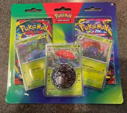Pokemon TCG Blister Oddish Vileplume Gloom Promo 2 Pack Blister Factory Sealed - Image 2