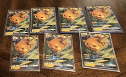 Raichu 7c lot GX SM213 - NM Full Art Promo Pokemon Card - Image 2