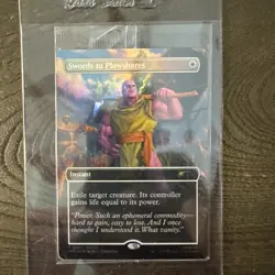 MTG Swords to Plowshares PSA Magazine Promo Marvel Thanos - Image 1