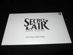 MtG Secret Lair ARTIST SERIES: RANDY VARGAS NON-FOIL sealed - Image 1