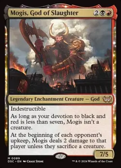 MTG - MOGIS, GOD OF SLAUGHTER - Duskmourn Commander (M) - Image 1