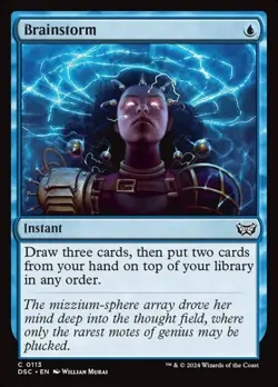 MTG - BRAINSTORM - Duskmourn Commander (C) - Image 1