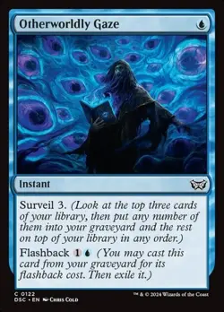 MTG - OTHERWORLDLY GAZE - Duskmourn Commander (C) - Image 1