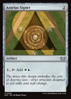 MTG - AZORIUS SIGNET - Duskmourn Commander (U) - Image 1