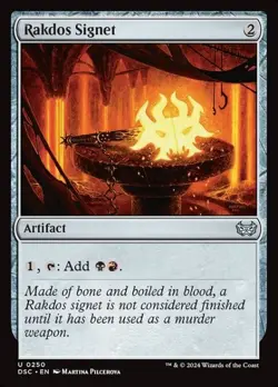 MTG - RAKDOS SIGNET - Duskmourn Commander (U) - Image 1