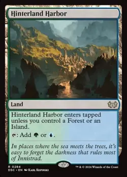 MTG - HINTERLAND HARBOR - Duskmourn Commander (R) - Image 1