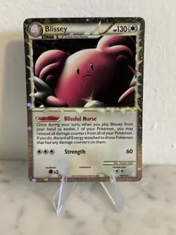 Pokemon Blissey Prime Heartgold & Soulsilver 106/123 Ultra Rare Holo Card MP - Image 1