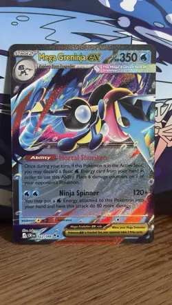 Mega Greninja ex 022/086 Choas Rising Pokemon TCG ENGLISH NM - Image 1