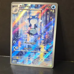 The Pokemon Company Poliwhirl 176/165 SV 151 Illustration Rare FA Holo ENG - Image 1
