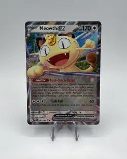Pokemon TCG Meowth Ex 062/088 Double Rare Holo Perfect Order NM - Image 1