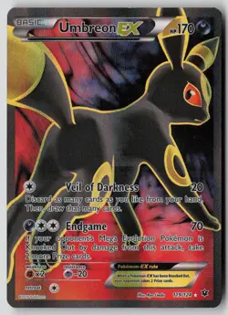 Umbreon EX 119/124 Ultra Rare Fates Collide Pokemon HP - Image 1