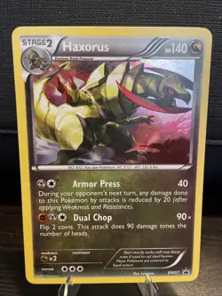 Haxorus Black and White Promos #BW57 Holo Pokemon - Image 1