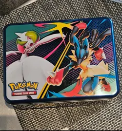 600 Pokemon Trading Card Bundle Job Lot Bundle With Tin - Image 1