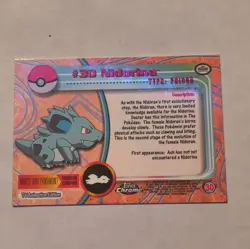 Topps 1999 Topps Chrome Pokemon TV Animation Edition Nidorina #30 Foil Card - Image 2