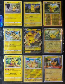 Pokemon 9 Card bundle - Pikachu - Image 1