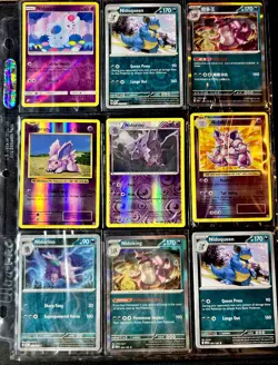 Nidoran, Nidorino & Nidoking Bundle – 9 Cards | Reverse Holos | Pokemon 151 & - Image 1