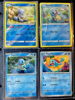 Squirtle Bundle – 4 Cards | Reverse Holo | Team Up & Pokemon 151 - Image 1