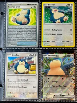 Snorlax Bundle – 4 Cards | Snorlax ex & Reverse Holo | Promo - Image 1