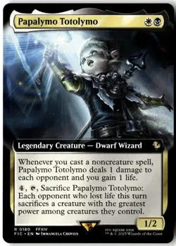 Papalymo Totolymo (Extended Art) 180 Commander: FINAL FANTASY MTG NM - Image 1