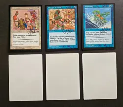 SIGNED Phil Foglio MtG Artist Proof _ Portal Second Age P2 _ Bargain Tidal Surge - Image 2