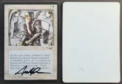 Signed MTG Magic Artist Proof Alliances _ KJELDORAN HOME GUARD _ Andi Rusu 1/50! - Image 1