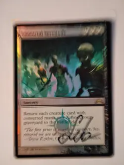 Magic The Gathering - 1x Signed Foil Immortal Servitude (mtg) Gatecrash - Image 1