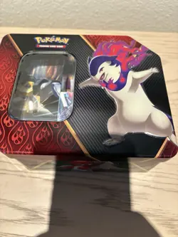 Pokemon TCG: Divergent Powers Tin Hisuian Samurott V New Evolving Skies - Image 1