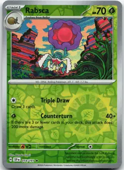 RABSCA 014/191 RARE SURGING SPARKS POKEMON REVERSE HOLO NM - Image 1
