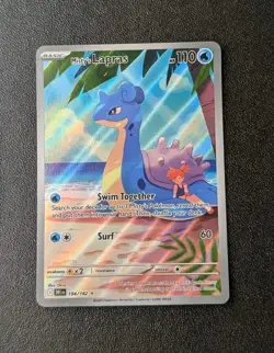 2025 Pokemon Destined Rivals Misty's Lapras 194/182 NM Illustration Rare - Image 1