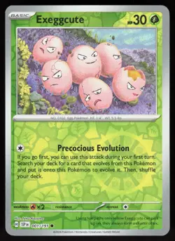 Exeggcute 001/191 Common Surging Sparks Pokemon Reverse Holo Near Mint - Image 1