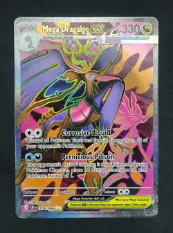 Mega Dragalge EX 104 Chaos Rising Pokemon card - Image 1