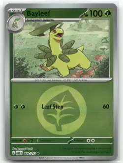 Bayleef 009/217 Energy Symbol Reverse Holo Ascended Heroes Pokemon TCG - Image 1